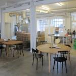 The roasting facilities at the Frederiksberg location