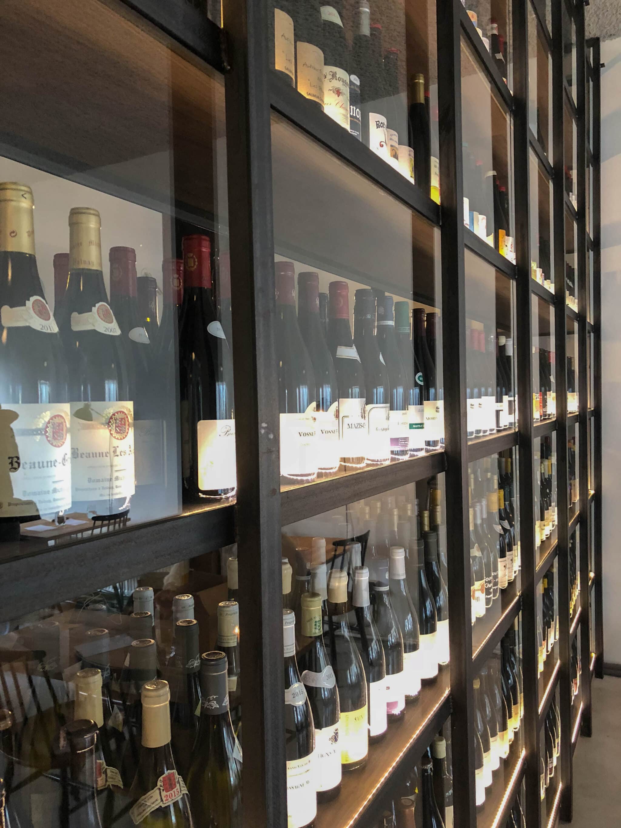 Daniel's wine 'cellar'